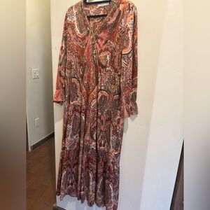 a.n.a Multicolor Paisley Maxi Dress